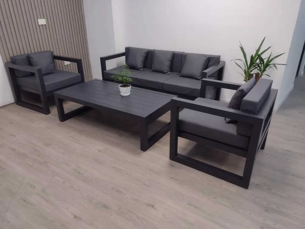 Gris Grafito PVC Mesa